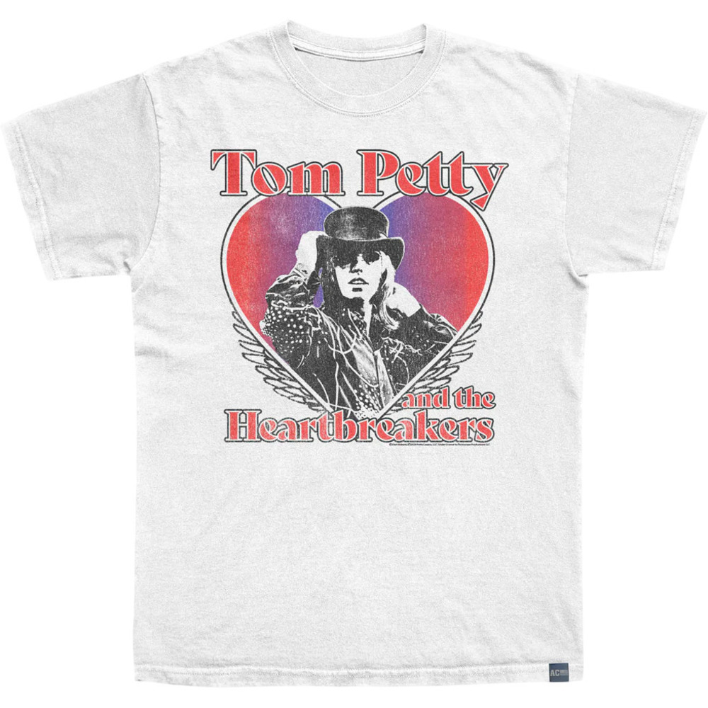 Made In Usa Winged Heart Tom Petty Tshirt